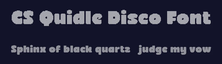 CS Quidle Disco Font by craftsupplyco — Display Font — thumbnail 2
