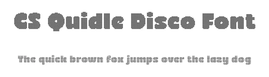 CS Quidle Disco Font by craftsupplyco — Display Font