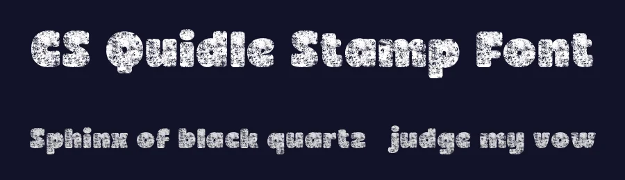 CS Quidle Stamp Font by craftsupplyco — Display Font — thumbnail 2