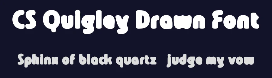 CS Quigley Drawn Font by craftsupplyco — Display Font — thumbnail 2