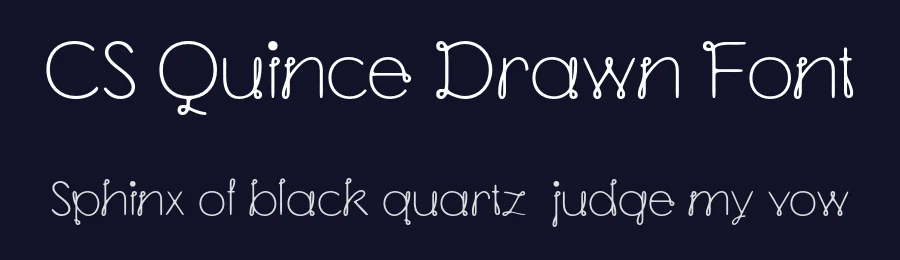 CS Quince Drawn Font by craftsupplyco — Display Font — thumbnail 2