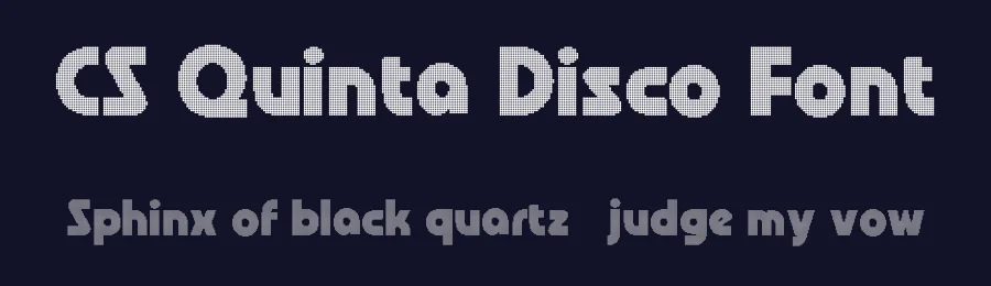 CS Quinta Disco Font by craftsupplyco — Display Font — thumbnail 2