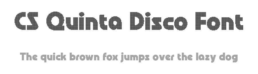 CS Quinta Disco Font by craftsupplyco — Display Font