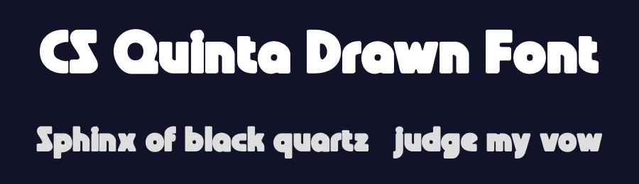 CS Quinta Drawn Font by craftsupplyco — Sans Serif Font — thumbnail 2