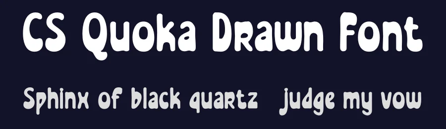 CS Quoka Drawn Font by craftsupplyco — Display Font — thumbnail 2