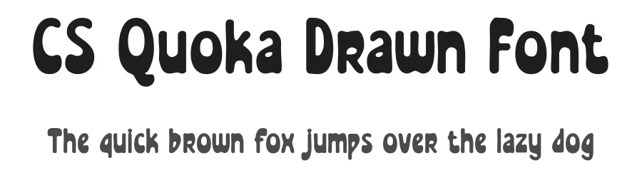 CS Quoka Drawn Font by craftsupplyco — Display Font