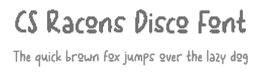 CS Racons Disco Font by craftsupplyco — Display Font
