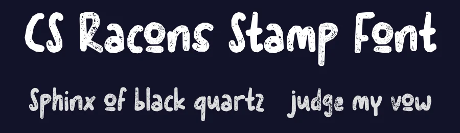 CS Racons Stamp Font by craftsupplyco — Display Font — thumbnail 2