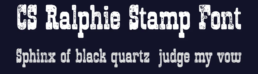 CS Ralphie Stamp Font by craftsupplyco — Display Font — thumbnail 2