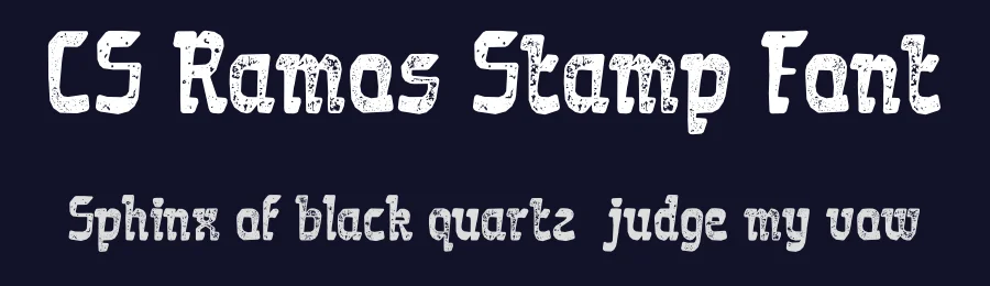 CS Ramos Stamp Font by craftsupplyco — Display Font — thumbnail 2