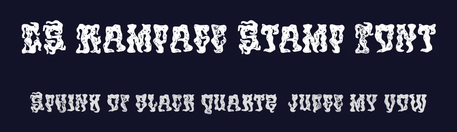 CS Rampage Stamp Font by craftsupplyco — Display Font — thumbnail 2
