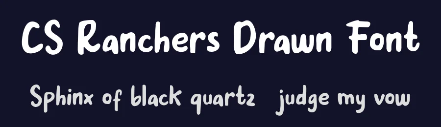 CS Ranchers Drawn Font by craftsupplyco — Script Handwritten Font — thumbnail 2