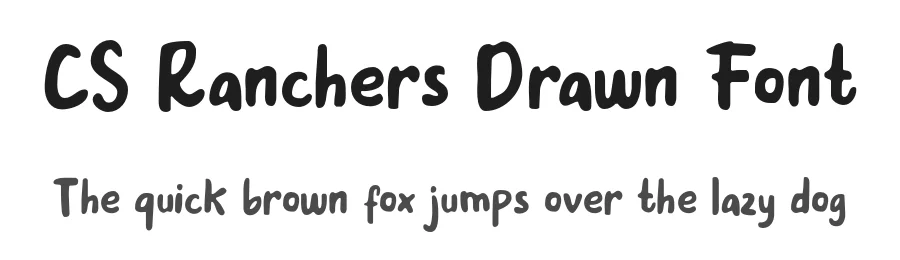 CS Ranchers Drawn Font by craftsupplyco — Script Handwritten Font