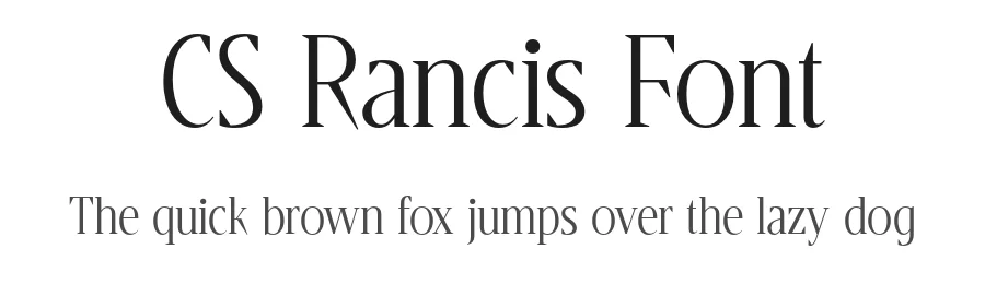 CS Rancis Font by craftsupplyco — Display Font