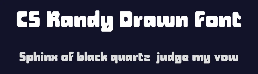CS Randy Drawn Font by craftsupplyco — Sans Serif Font — thumbnail 2