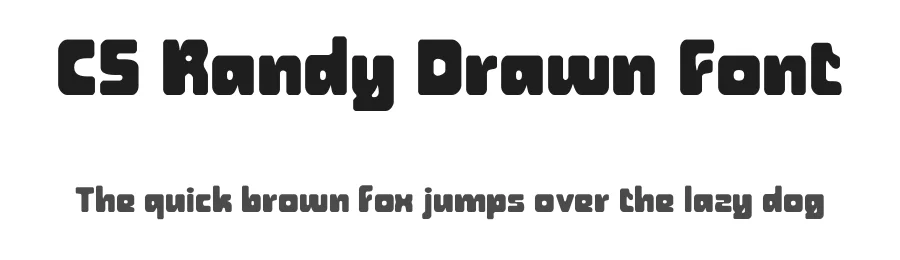CS Randy Drawn Font by craftsupplyco — Sans Serif Font
