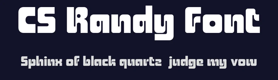 CS Randy Font by craftsupplyco — Display Font — thumbnail 2