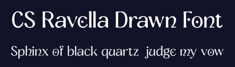 CS Ravella Drawn Font by craftsupplyco — Sans Serif Font — thumbnail 2
