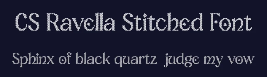 CS Ravella Stitched Font by craftsupplyco — Script Handwritten Font — thumbnail 2