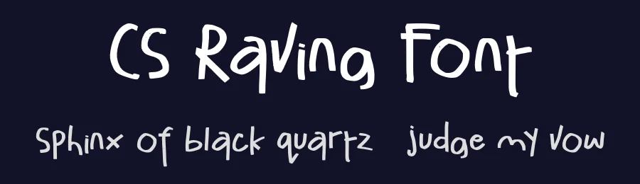 CS Raving Font by craftsupplyco — Script Handwritten Font — thumbnail 2