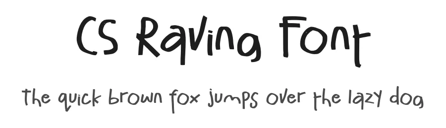 CS Raving Font by craftsupplyco — Script Handwritten Font