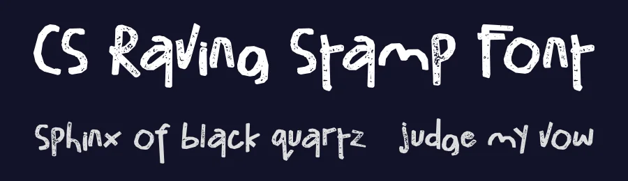 CS Raving Stamp Font by craftsupplyco — Display Font — thumbnail 2