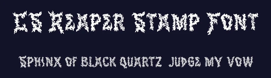 CS Reaper Stamp Font by craftsupplyco — Display Font — thumbnail 2