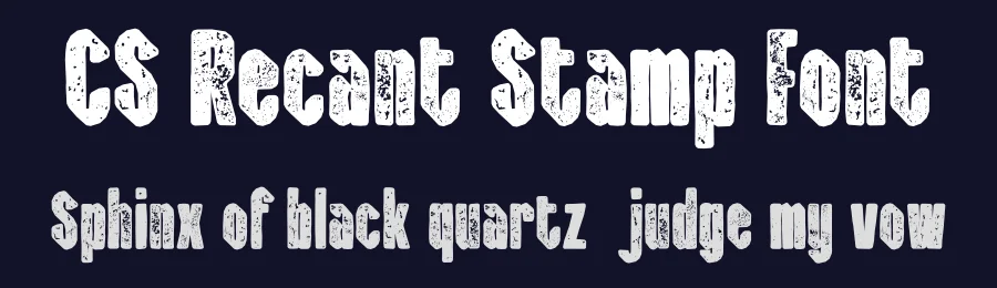 CS Recant Stamp Font by craftsupplyco — Display Font — thumbnail 2