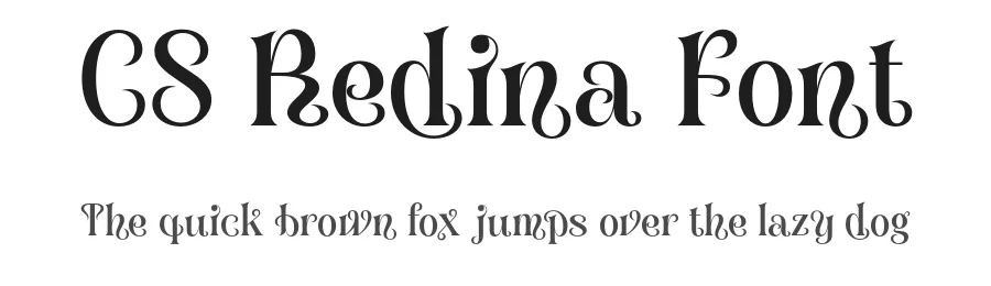 CS Redina Font by craftsupplyco β Display Font