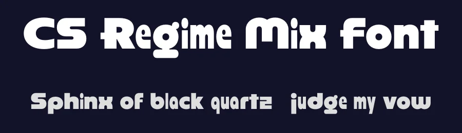 CS Regime Mix Font by craftsupplyco — Display Font — thumbnail 2