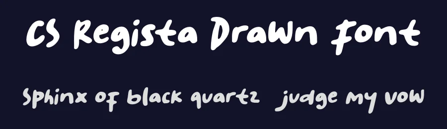 CS Regista Drawn Font by craftsupplyco — Script Handwritten Font — thumbnail 2