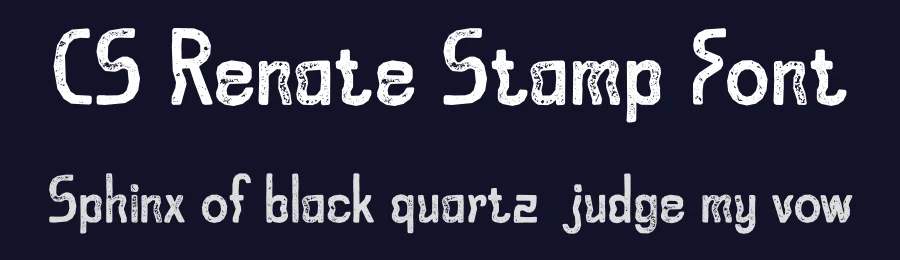 CS Renate Stamp Font by craftsupplyco — Display Font — thumbnail 2