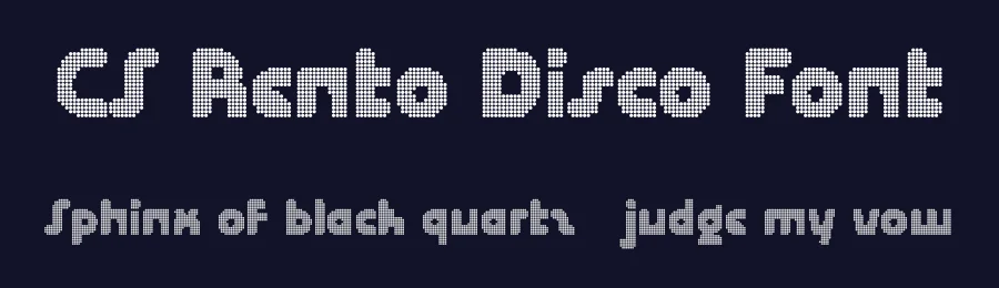 CS Rento Disco Font by craftsupplyco — Display Font — thumbnail 2