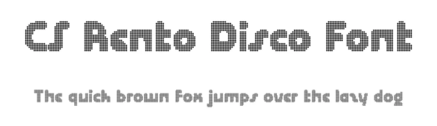 CS Rento Disco Font by craftsupplyco — Display Font