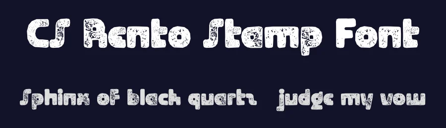 CS Rento Stamp Font by craftsupplyco — Display Font — thumbnail 2