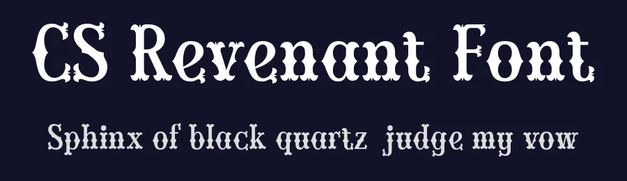 CS Revenant Font by craftsupplyco — Display Font — thumbnail 2