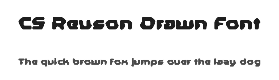 CS Revson Drawn Font by craftsupplyco — Display Font