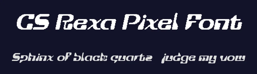 CS Rexa Pixel Font by craftsupplyco — Display Font — thumbnail 2