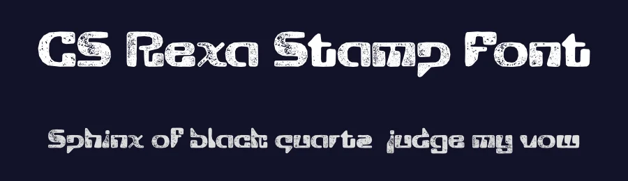 CS Rexa Stamp Font by craftsupplyco — Display Font — thumbnail 2