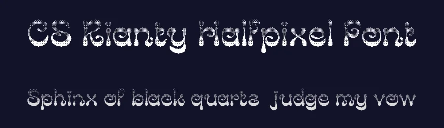 CS Rianty Halfpixel Font by craftsupplyco — Display Font — thumbnail 2