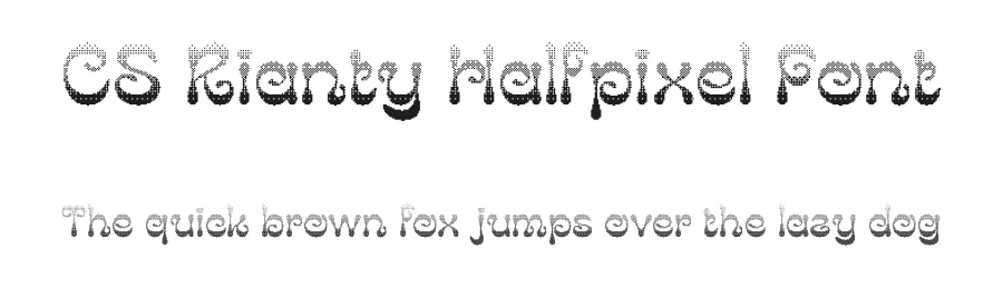 CS Rianty Halfpixel Font by craftsupplyco — Display Font