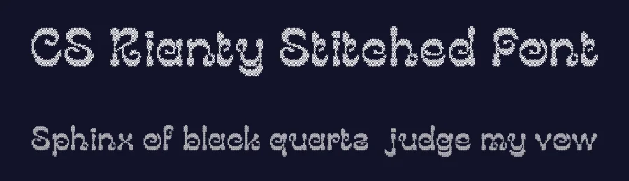 CS Rianty Stitched Font by craftsupplyco — Display Font — thumbnail 2