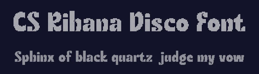 CS Rihana Disco Font by craftsupplyco — Display Font — thumbnail 2