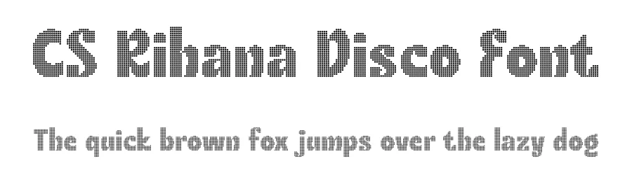 CS Rihana Disco Font by craftsupplyco — Display Font