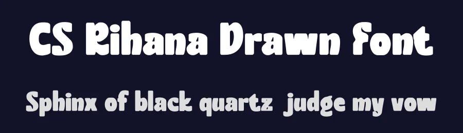 CS Rihana Drawn Font by craftsupplyco — Sans Serif Font — thumbnail 2