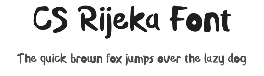 CS Rijeka Font by craftsupplyco — Display Font