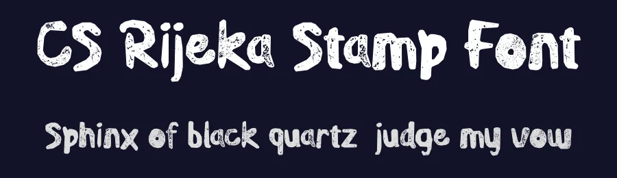 CS Rijeka Stamp Font by craftsupplyco — Display Font — thumbnail 2
