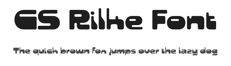 CS Rilke Font by craftsupplyco — Display Font