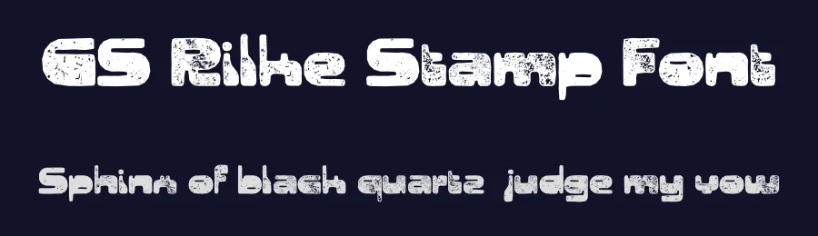 CS Rilke Stamp Font by craftsupplyco — Display Font — thumbnail 2