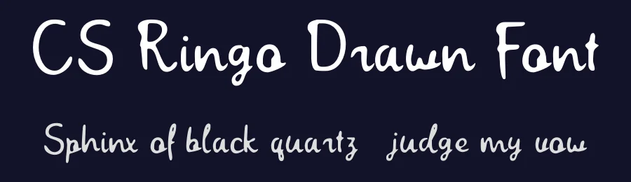 CS Ringo Drawn Font by craftsupplyco — Display Font — thumbnail 2